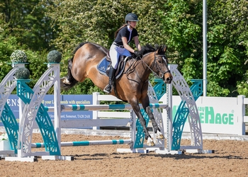 Tahnia Jordon Jones secures first place in the Nupafeed Supplements Senior Discovery Second Round at Chard Equestrian